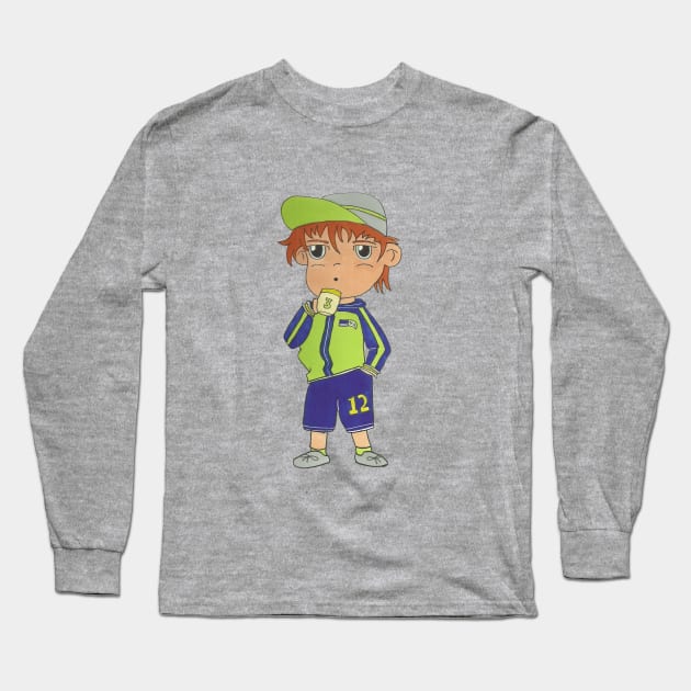 Seahwak Fan Long Sleeve T-Shirt by Loose Tangent Arts